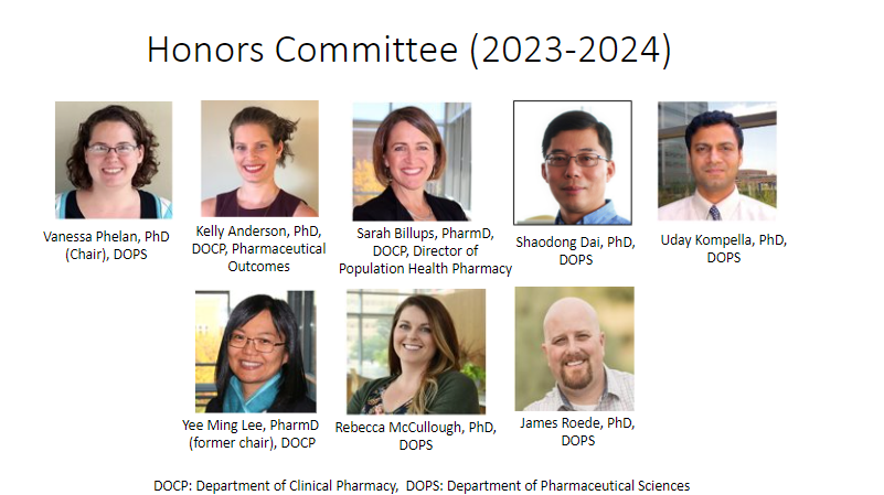 An image of the honors committee