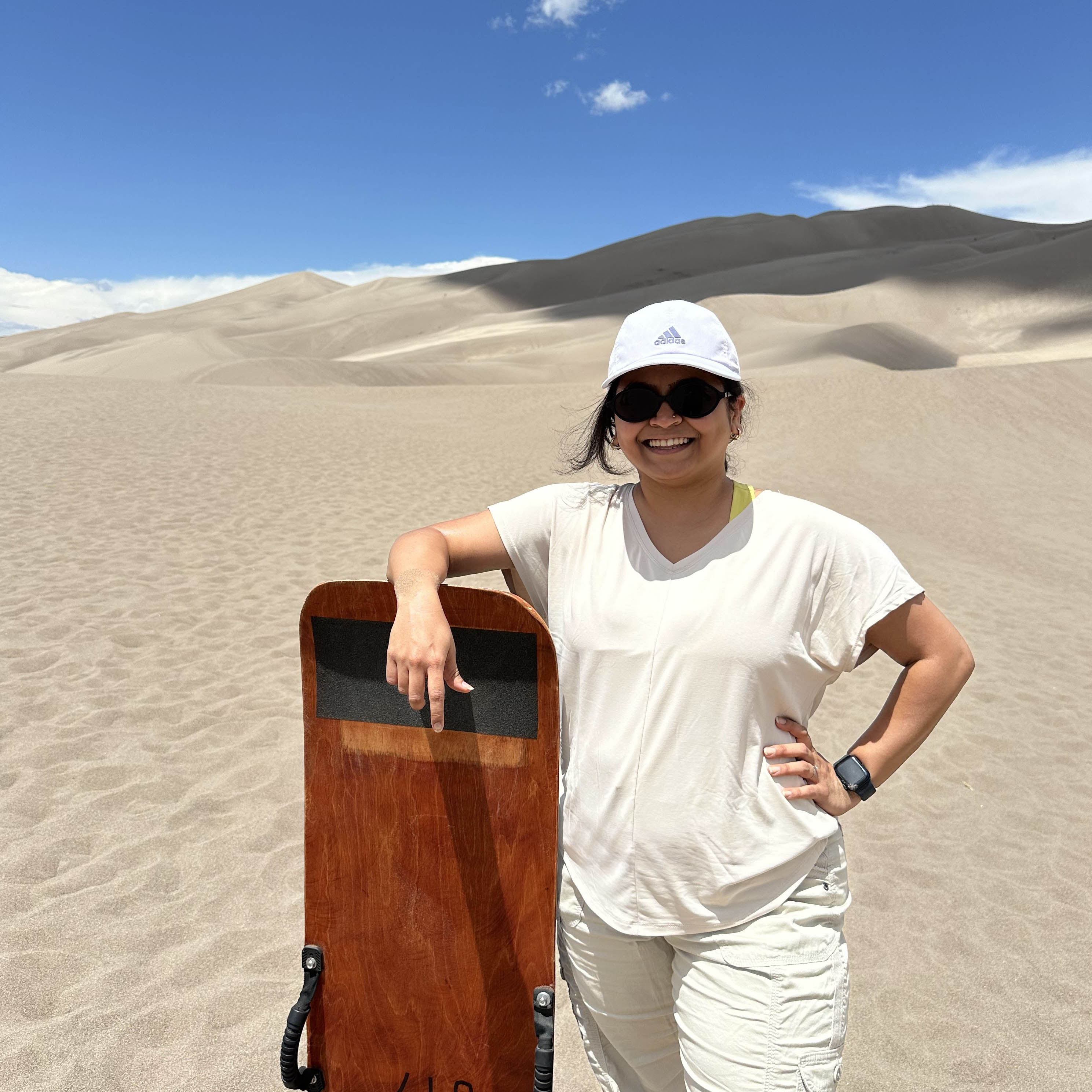 Deepika Paratane in the sand dunes