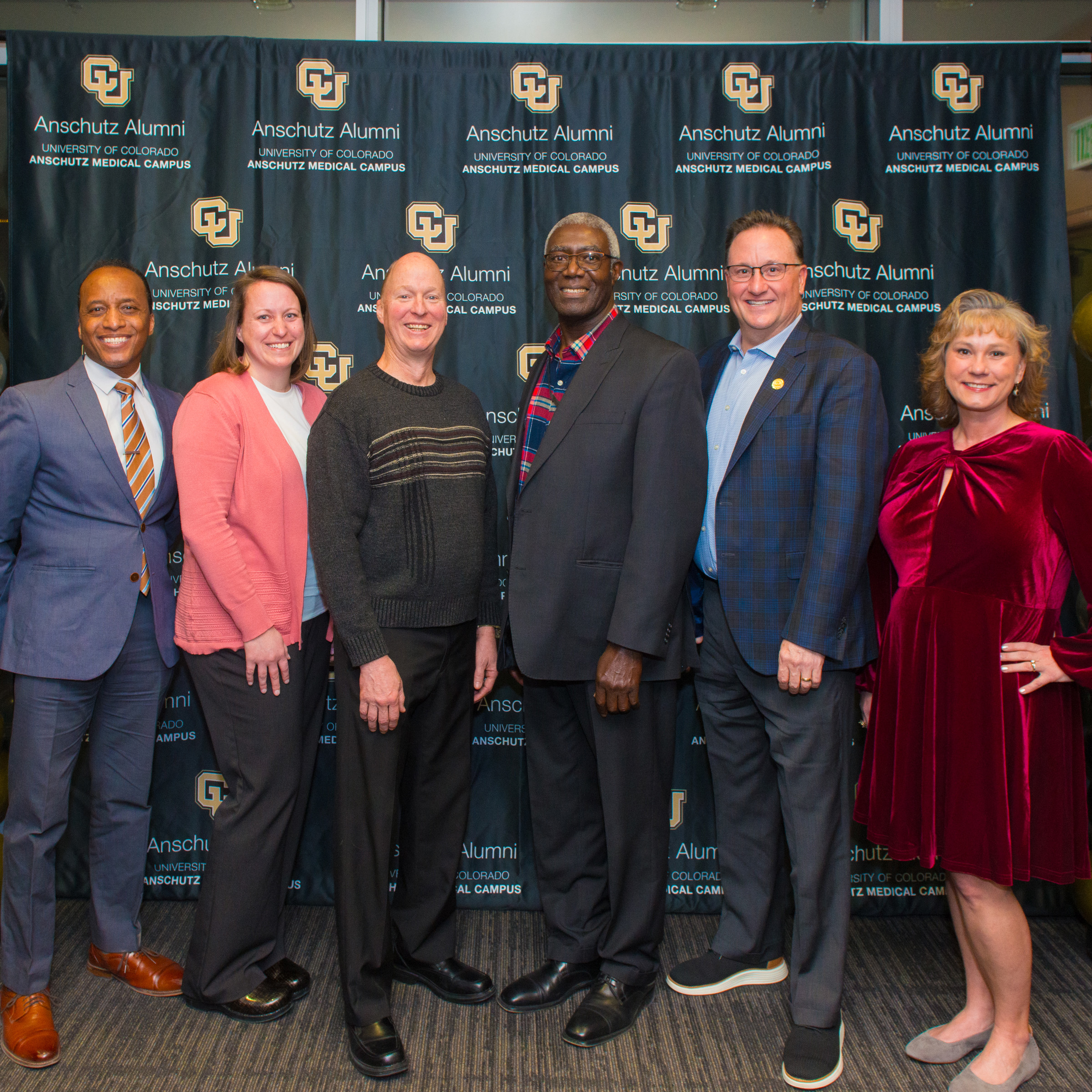 Group photo at alumni celebration