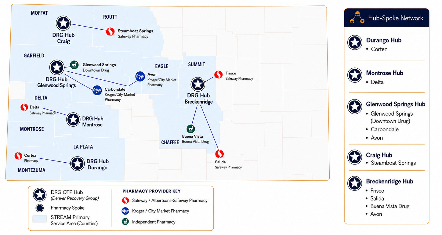 Colorado STREAM Service Area Map v1.0