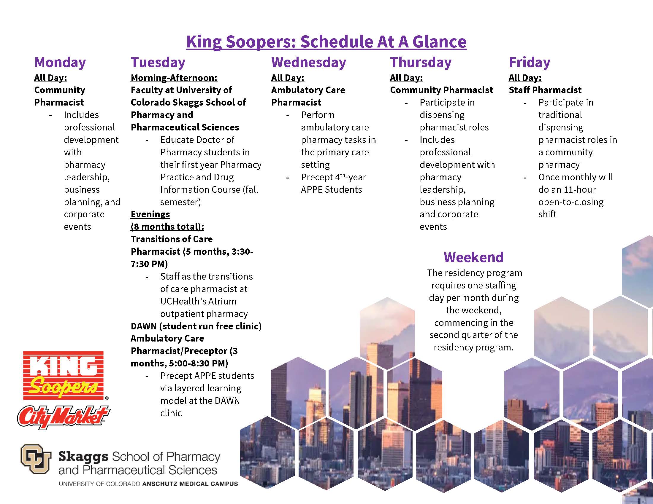 King Soopers Schedule